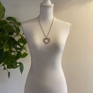 Crystal Heart Pendant Necklace